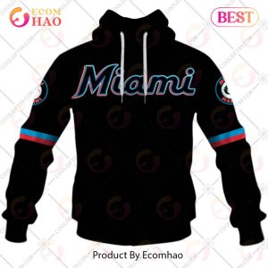 Personalized MLB Miami Marlins ALT Jersey Style 3D Hoodie