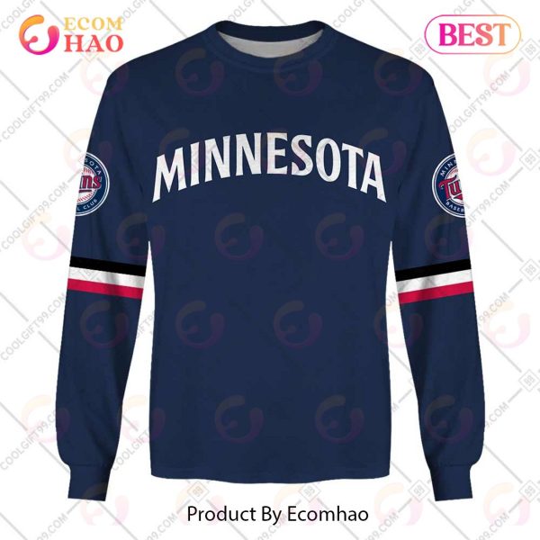 Personalized MLB Minnesota Twins ALT Jersey Style 3D Hoodie