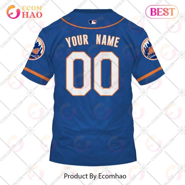 Personalized MLB New York Mets ALT Jersey Style 3D Hoodie