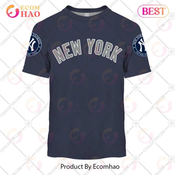 Personalized MLB New York Yankees ALT Jersey Style 3D Hoodie