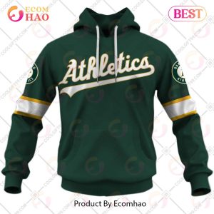 Personalized MLB Oakland Athletics ALT Jersey Style 3D Hoodie