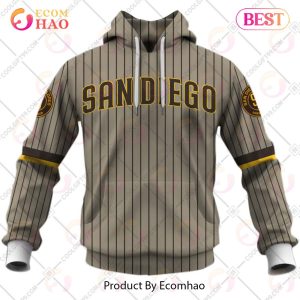 Personalized MLB San Diego Padres ALT Jersey Style 3D Hoodie