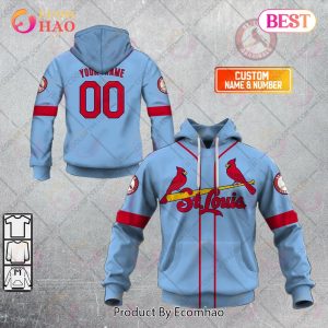 Personalized MLB St. Louis Cardinals ALT Jersey Style 3D Hoodie