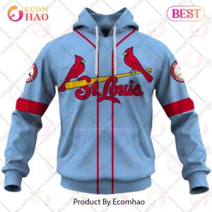 Personalized MLB St. Louis Cardinals ALT Jersey Style 3D Hoodie