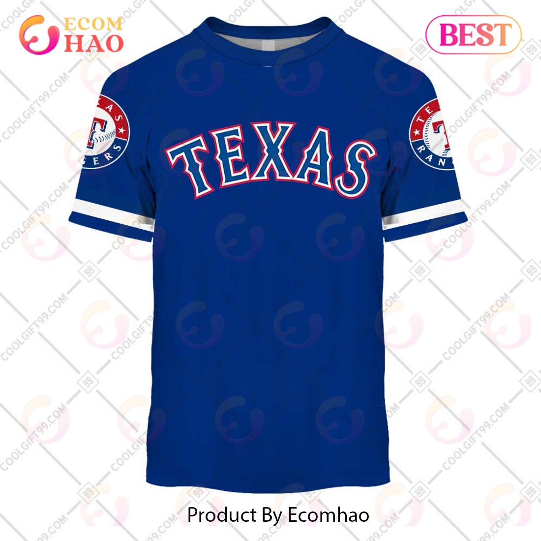 2000 TEXAS RANGERS MAJESTIC JERSEY (HOME) S