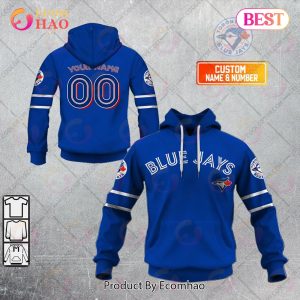 Personalized MLB Toronto Blue Jays ALT Jersey Style 3D Hoodie
