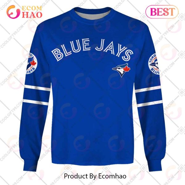 Personalized MLB Toronto Blue Jays ALT Jersey Style 3D Hoodie