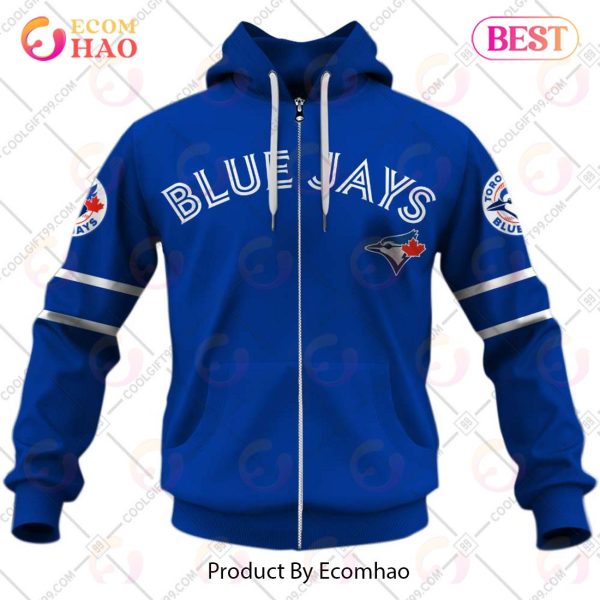 Personalized MLB Toronto Blue Jays ALT Jersey Style 3D Hoodie