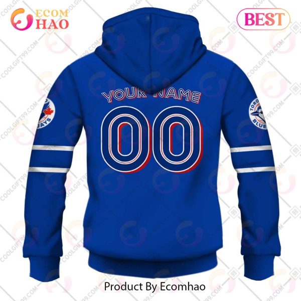 Personalized MLB Toronto Blue Jays ALT Jersey Style 3D Hoodie