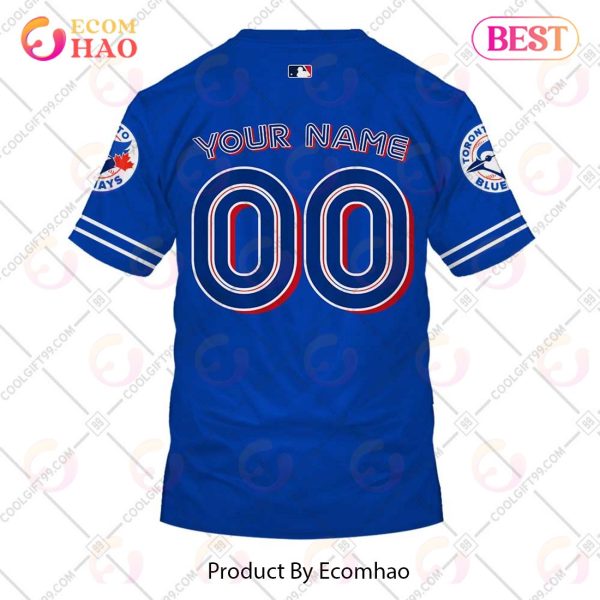 Personalized MLB Toronto Blue Jays ALT Jersey Style 3D Hoodie