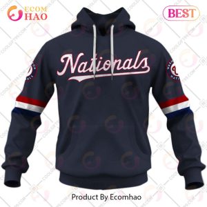 Personalized MLB Washington Nationals ALT Jersey Style 3D Hoodie