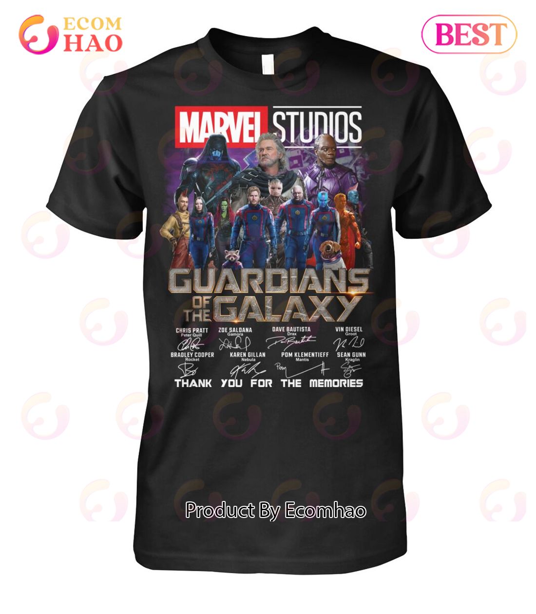 Marvel Studios Guardians Of The Galaxy Thank You For The Memories T-Shirt