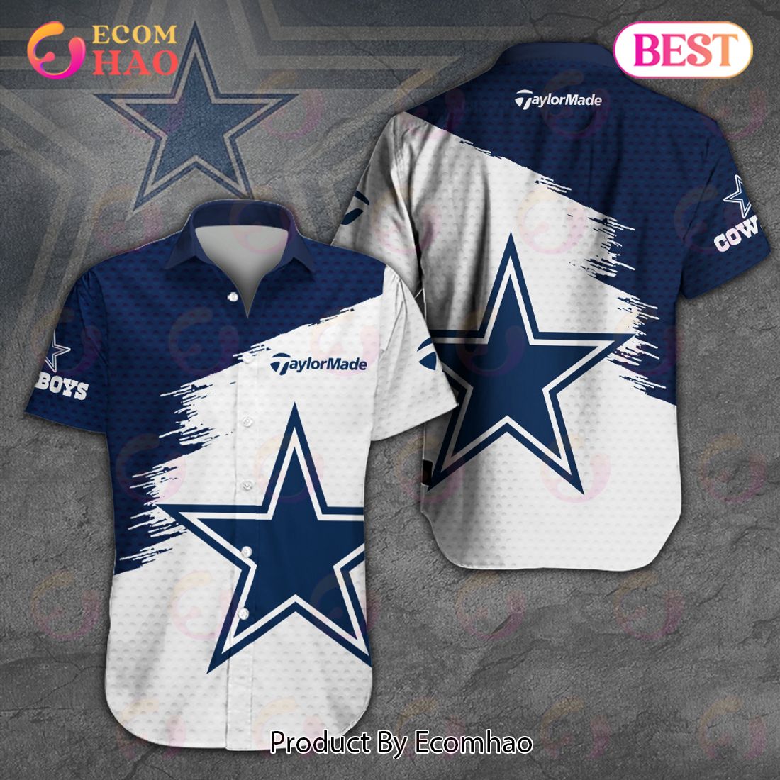 Dallas Cowboys x TaylorMade Hawaiian Shirt