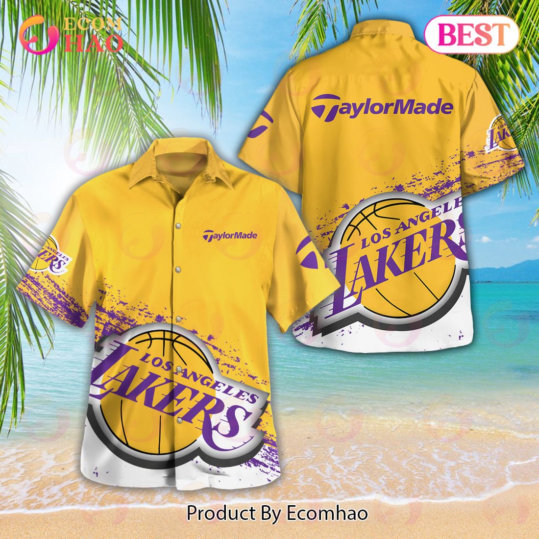 Los Angeles Lakers x TaylorMade Hawaiian Shirt