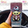 Personalized NHL Columbus Blue Jackets Baby Yoda Tumbler