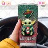 Personalized NHL Montreal Canadiens Baby Yoda Tumbler