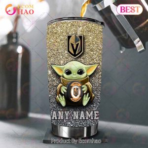 Personalized NHL Vegas Golden Knights Baby Yoda Tumbler