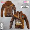 Personalized NRL Canterbury Bankstown Bulldogs Leather leaf Style 3D Hoodie