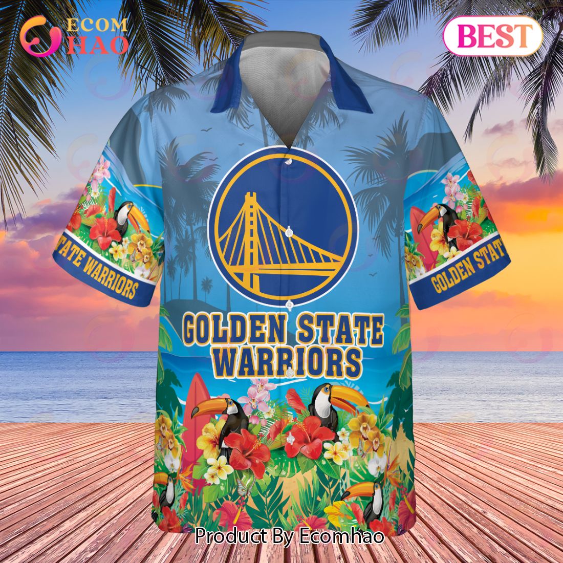 NBA Golden State Warriors Special Design For Summer 2023 AOP Hawaiian Shirt