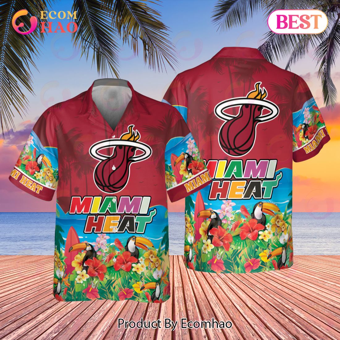 NBA Miami Heat Special Design For Summer 2023 AOP Hawaiian Shirt