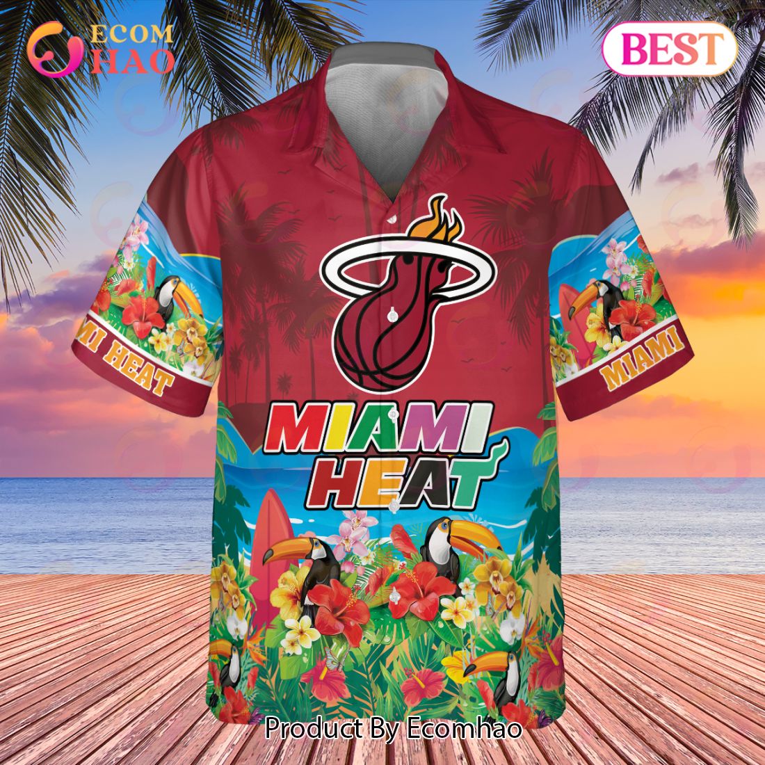 NBA Miami Heat Special Design For Summer 2023 AOP Hawaiian Shirt