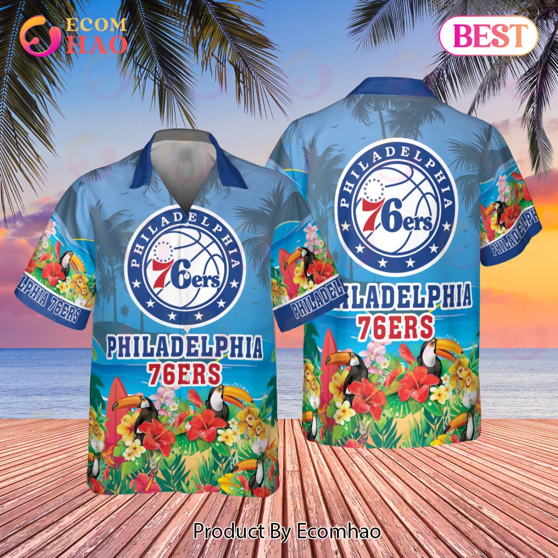 NBA Philadelphia 76ers Special Design For Summer 2023 AOP Hawaiian Shirt