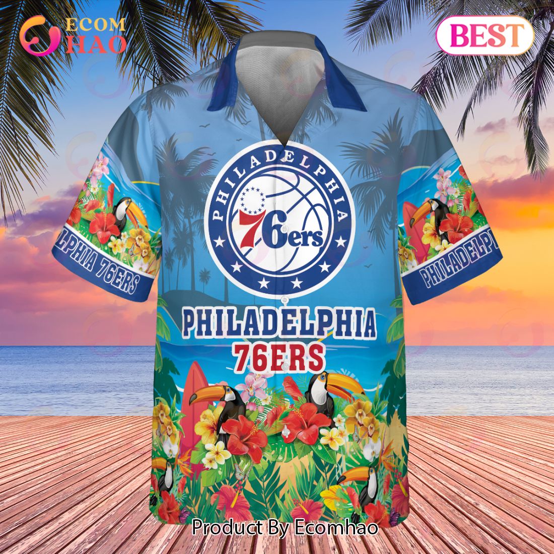 NBA Philadelphia 76ers Special Design For Summer 2023 AOP Hawaiian Shirt