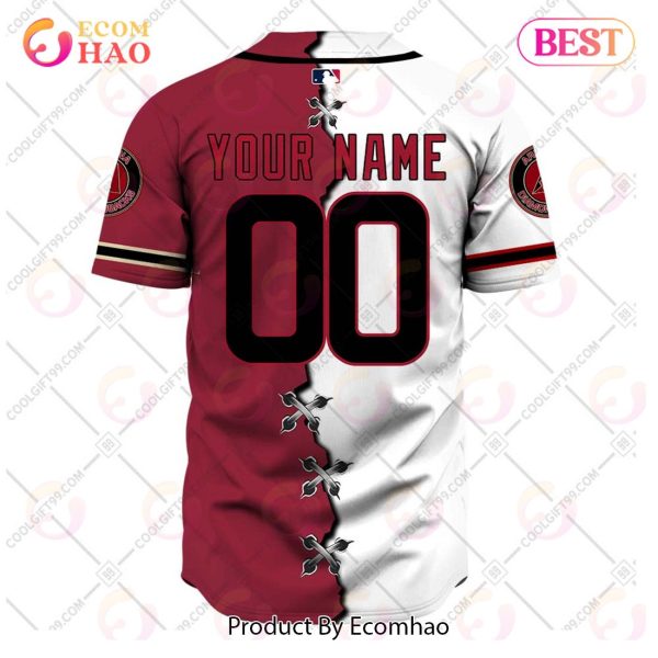 Personalized MLB Arizona Diamondbacks Mix Jersey – Baseball Jersey