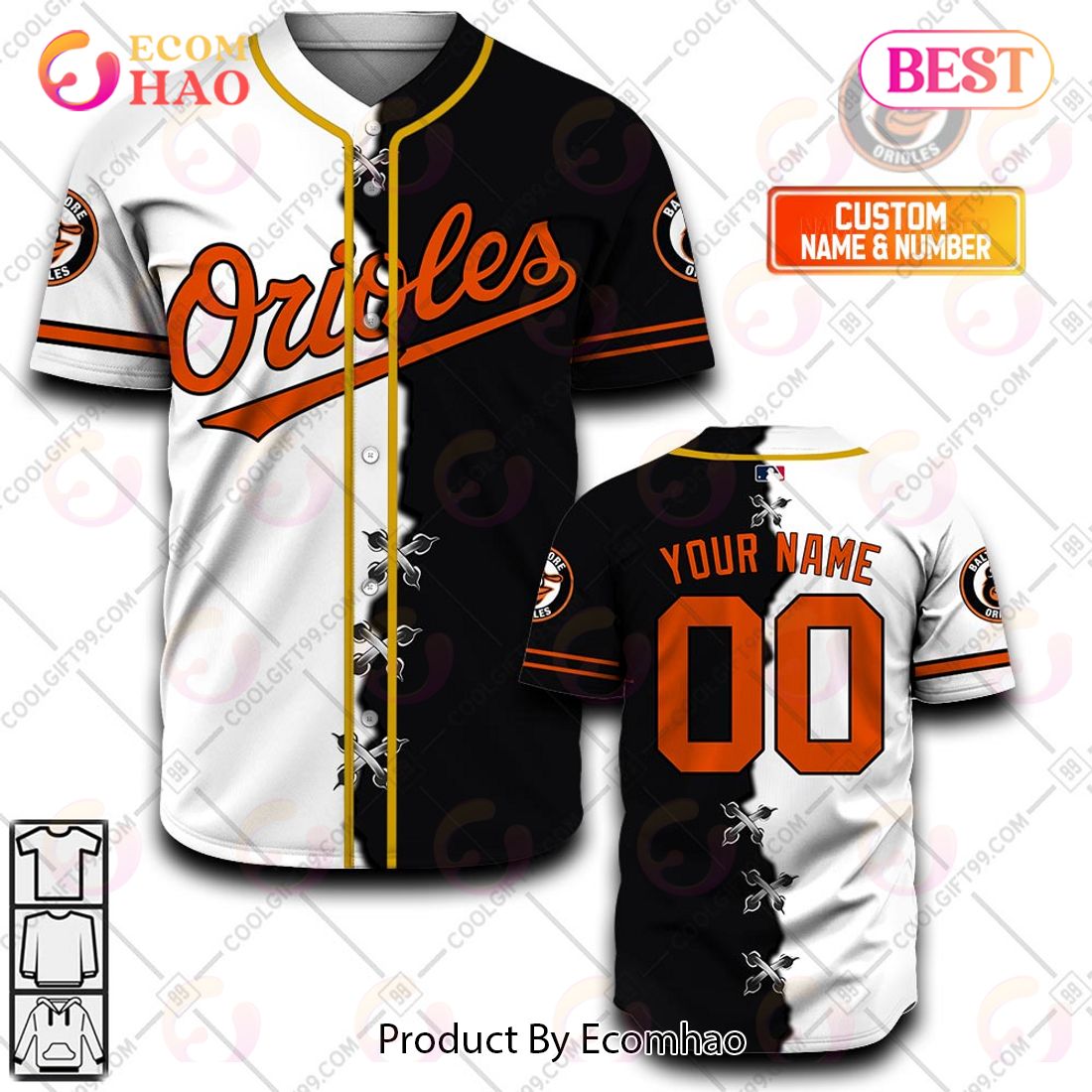 Personalized MLB Cleveland Guardians Mix Jersey – Baseball Jersey