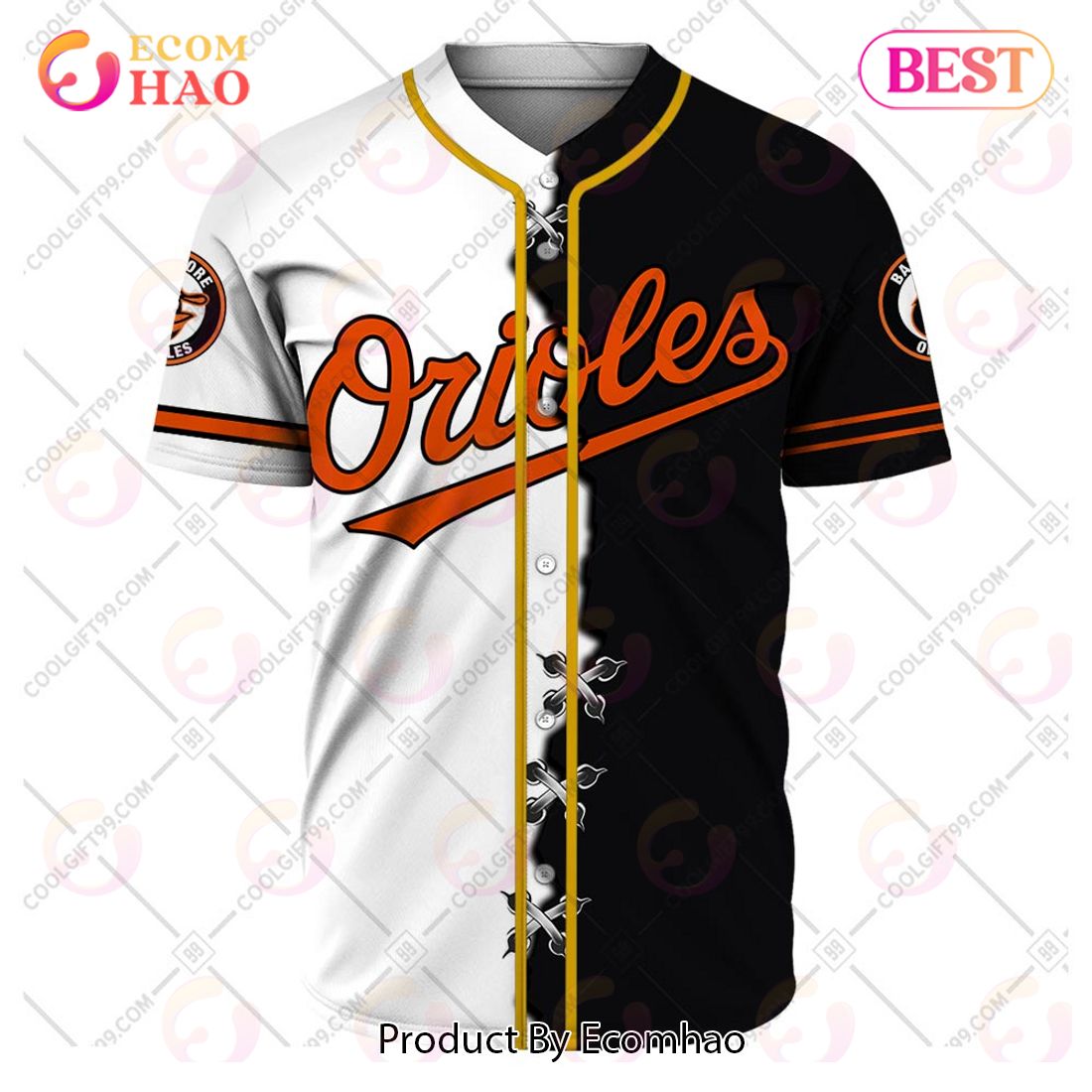 Personalized MLB Baltimore Orioles Mix Jersey – Baseball Jersey