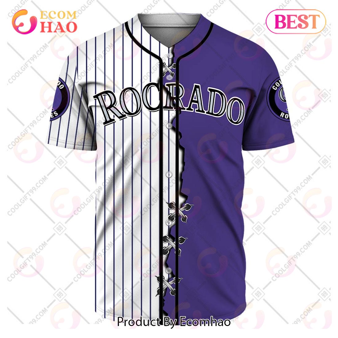 Personalized MLB Colorado Rockies Mix Jersey – Baseball Jersey