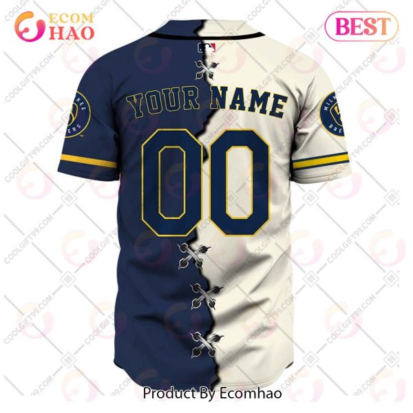 Personalized MLB Milwaukee Brewers Mix Jersey – Baseball Jersey