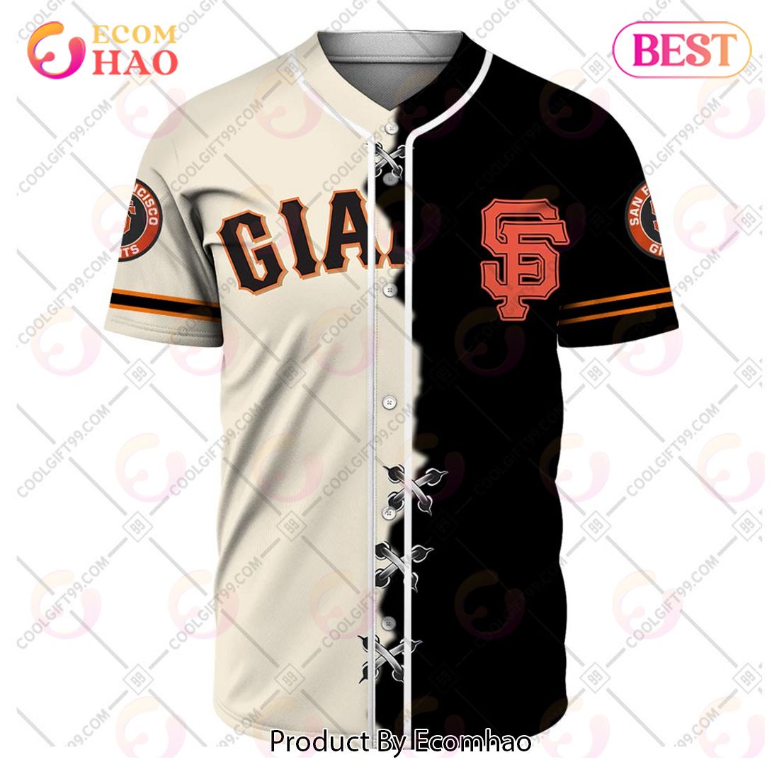 Personalized MLB San Francisco Giants Mix Jersey – Baseball Jersey