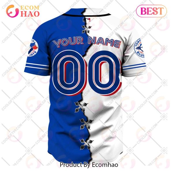 Personalized MLB Toronto Blue Jays Mix Jersey – Baseball Jersey