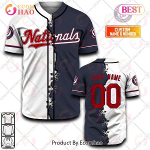 Personalized MLB Washington Nationals Mix Jersey – Baseball Jersey