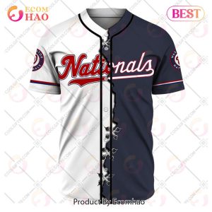Personalized MLB Washington Nationals Mix Jersey – Baseball Jersey