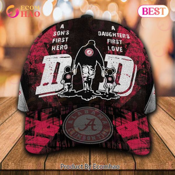 NCAA Alabama Crimson Tide Custom Name Special Designed For Dad Cap – Gift For Dad
