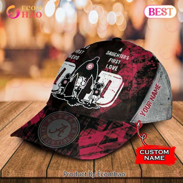 NCAA Alabama Crimson Tide Custom Name Special Designed For Dad Cap – Gift For Dad