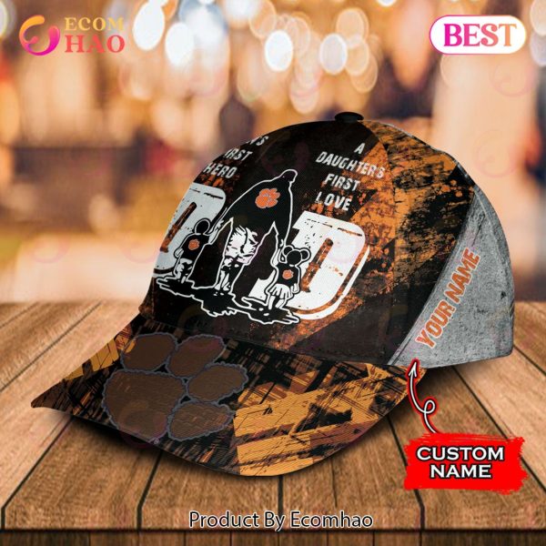 NCAA Clemson Tigers Custom Name Special Designed For Dad Cap – Gift For Dad