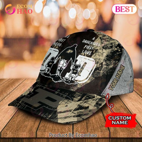 NCAA Purdue Boilermakers Custom Name Special Designed For Dad Cap – Gift For Dad