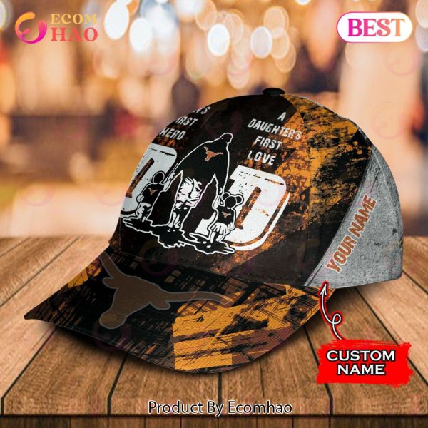 NCAA Texas Longhorns Custom Name Special Designed For Dad Cap – Gift For Dad