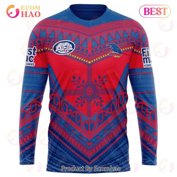 AFL Adelaide Crows Special Pasifika Design 3D Hoodie