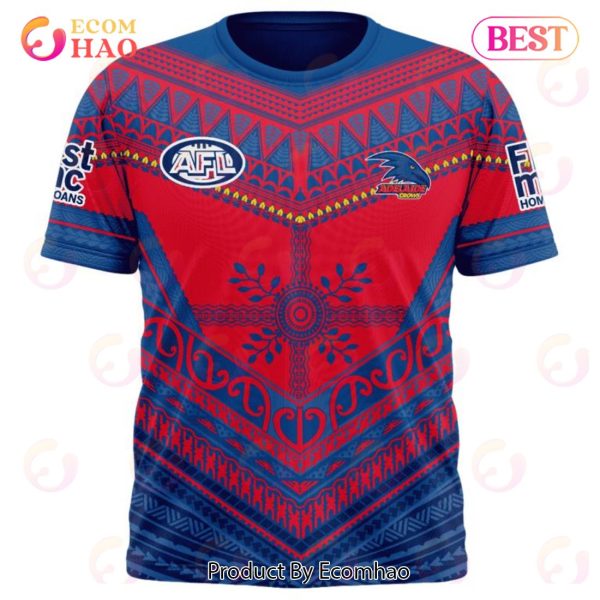 AFL Adelaide Crows Special Pasifika Design 3D Hoodie