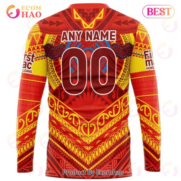 AFL Gold Coast Suns Special Pasifika Design 3D Hoodie