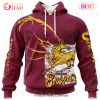 NRL Canberra Raiders Special Retro Logo Design 3D Hoodie