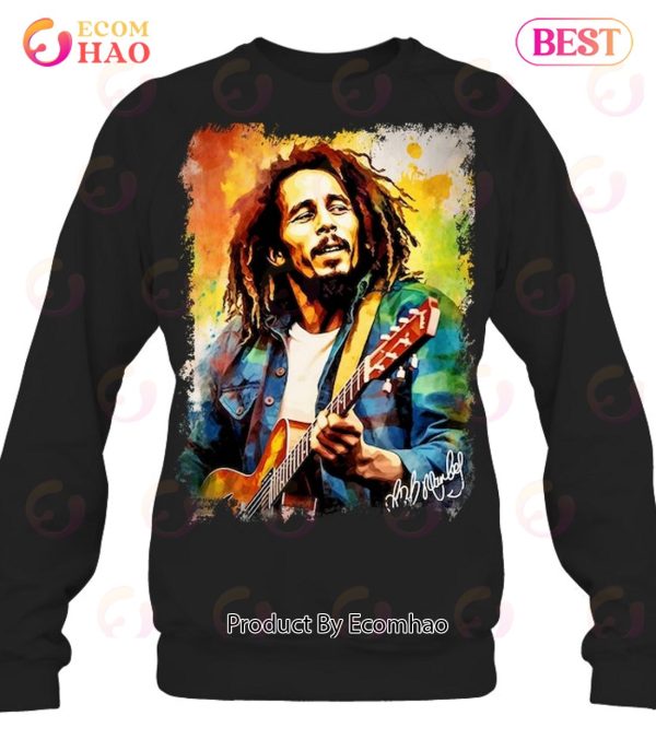 Bob Marley Love And Rock Unisex T-Shirt