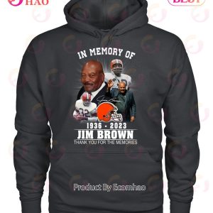 In Memory Of 1936 – 2023 Jim Brown Thank You For The Memories T-Shirt