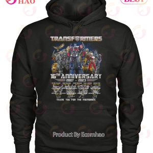 Transformers 16th Anniversary 2007 – 2023 Thank You For The Memories T-Shirt