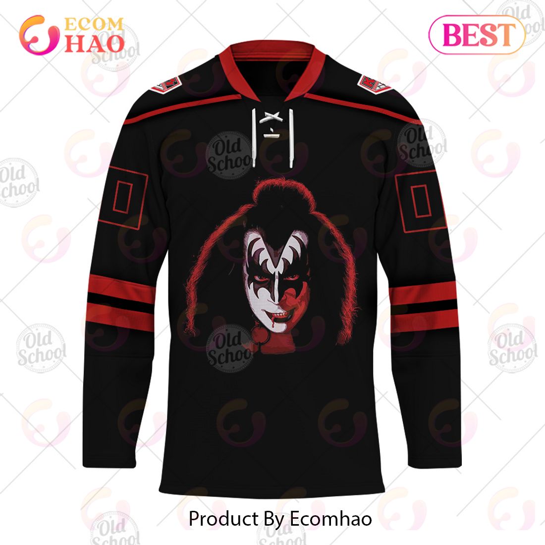 Personalized KISS The Solo Albums The Demon Hockey Jersey