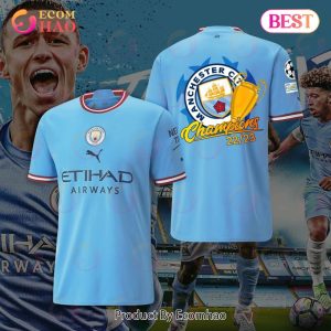 Manchester City Champions 2022 – 2023 3D T-Shirt